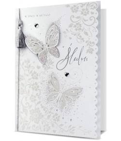 Kartka na ślub elegancka HM1813