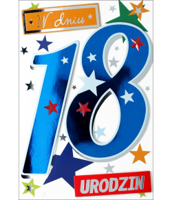 Kartka na 18 urodziny HM1119
