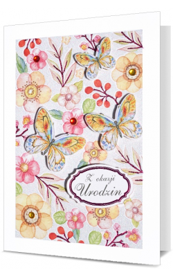 Kartka na urodziny pastelowa HM2259