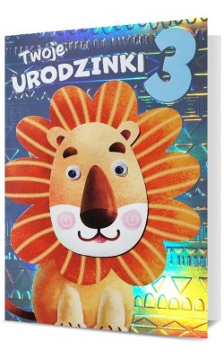Kartka na 3 urodziny dla chłopczyka HM2240