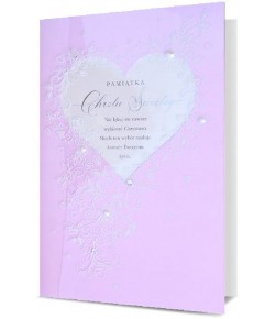 Kartka na Chrzest Ekskluzywna Gold7