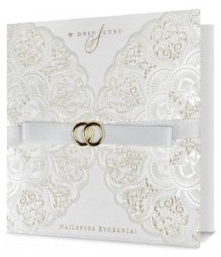 Kartka na ślub elegancka PDP191
