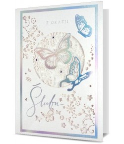 Kartka z życzeniami  na ślub HM939