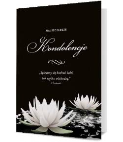 Kartka z Kondolencjami PDB61886