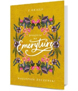 Kartka z życzeniami dla Emeryta PDB61875