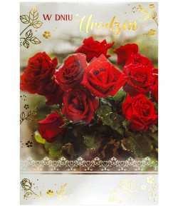 Kartka urodzinowa z życzeniami dla Kobiety M816