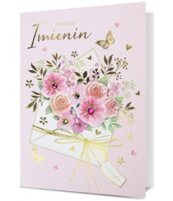 Kartka Imieninowa romantyczna, urocza HM2722