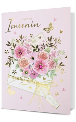 Kartka Imieninowa romantyczna, urocza HM2722