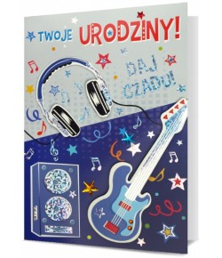 Kartka urodzinowa dla Muzyka HM2721