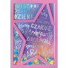Kartka zdobiona konfetti dla Dziewczyny KNF50