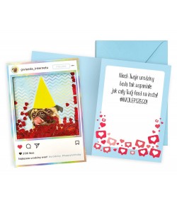 Kartka urodzinowa dla gwiazdy internetu KNF51