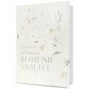 Kartka Komunijna pięknie zdobiona H2843