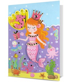 Kartka na 5 urodzinki pięknie zdobiona H2863