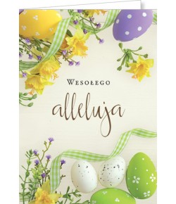 Kartka Wielkanocna Dobroczynna z tekstem GDW-T 39