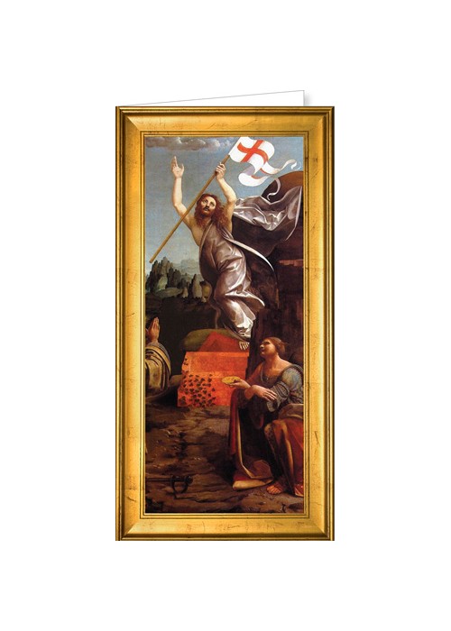 Kartka Wielkanocna religijna reprodukcja LZW-T 104