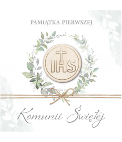 Kartka na Komunię elegancka KLAS4