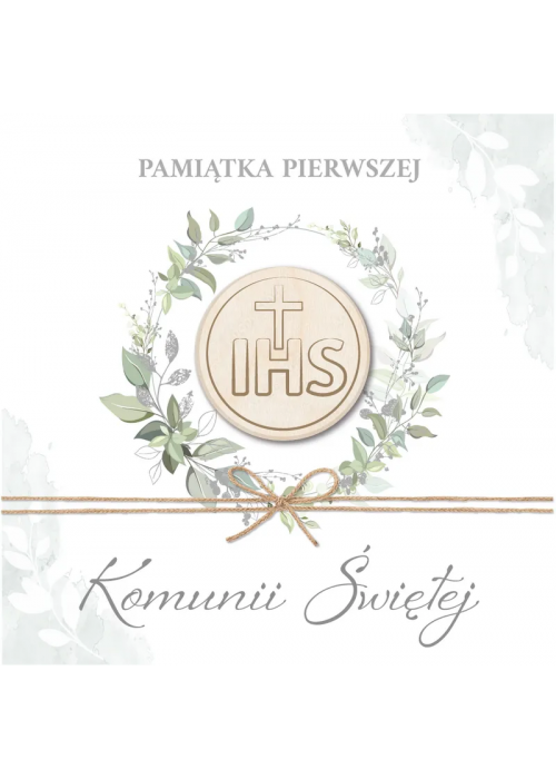 Kartka na Komunię elegancka KLAS4