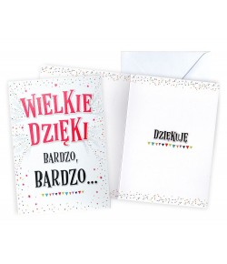 Podziękowania Kartka z życzeniami  V76