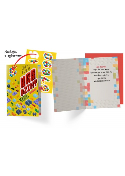 Kartka urodzinowa dla fana Lego DKP50