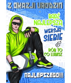 Kartka Urodzinowa dla nastolatka Bueno17