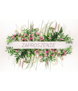 Zaproszenie ogólne, bez okazji komplet 10szt ZT46