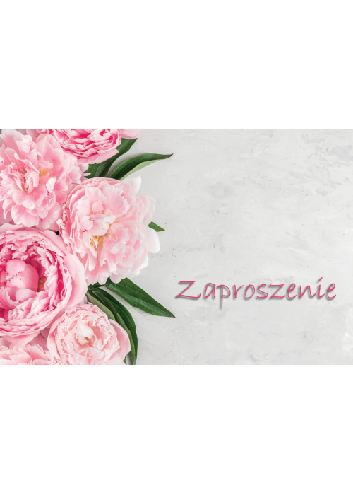 Zaproszenia ogólne, uniwersalne zestaw 10szt ZT50