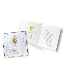 Album Komunijny pięknie zdobiony PMBQ1