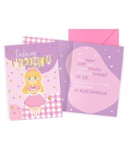 Kartka na urodziny dla dziewczynki PR496