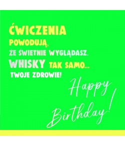 Kartka urodzinowa z humorem QR6