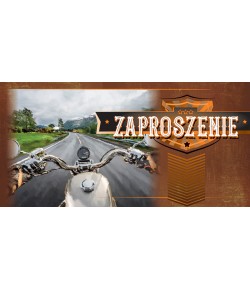 Zaproszenie na męską imprezę zestaw 10 szt ZAB152