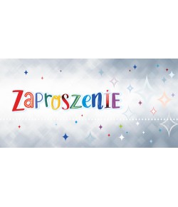 Zaproszenie uniwersalne zestaw 10 szt ZAB153