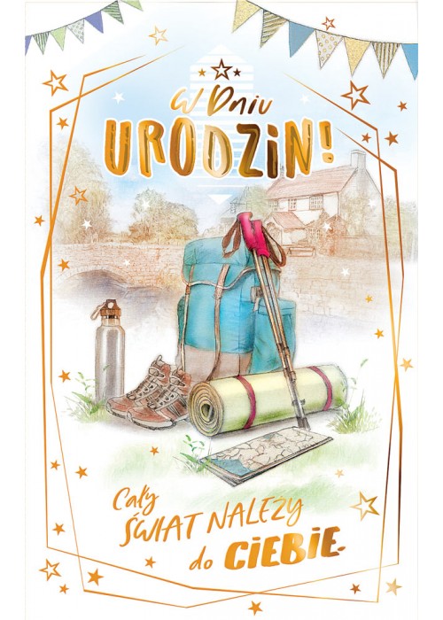 Kartka na urodziny dla Podróżnika ICG9