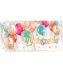 Zaproszenie uniwersalne zestaw 10 szt ZAB160