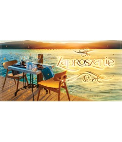 Zaproszenie na spotkanie, imprezę zestaw 10 szt ZAB159