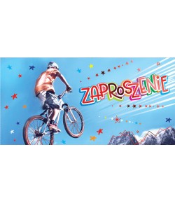 Zaproszenie na imprezę zestaw 10 szt ZAB157