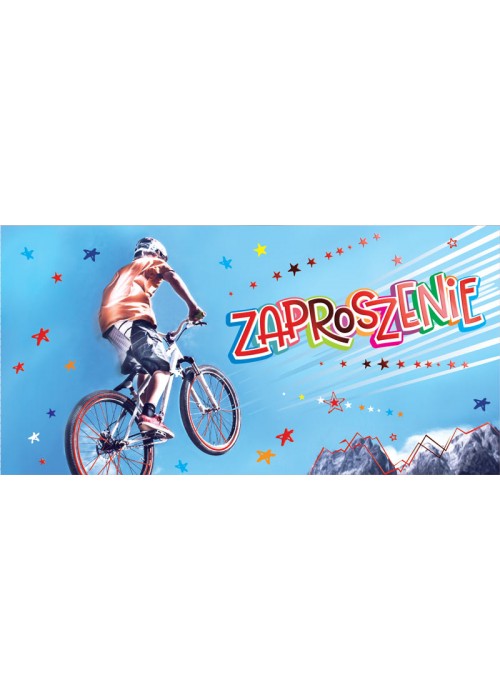 Zaproszenie na imprezę zestaw 10 szt ZAB157