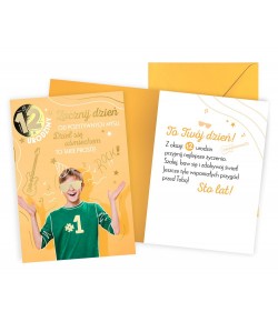 Kartka na 12 urodziny dla Chłopaka V89