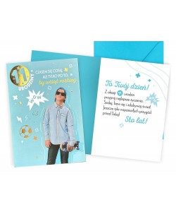 Kartka na 11 urodziny dla Nastolatka V88