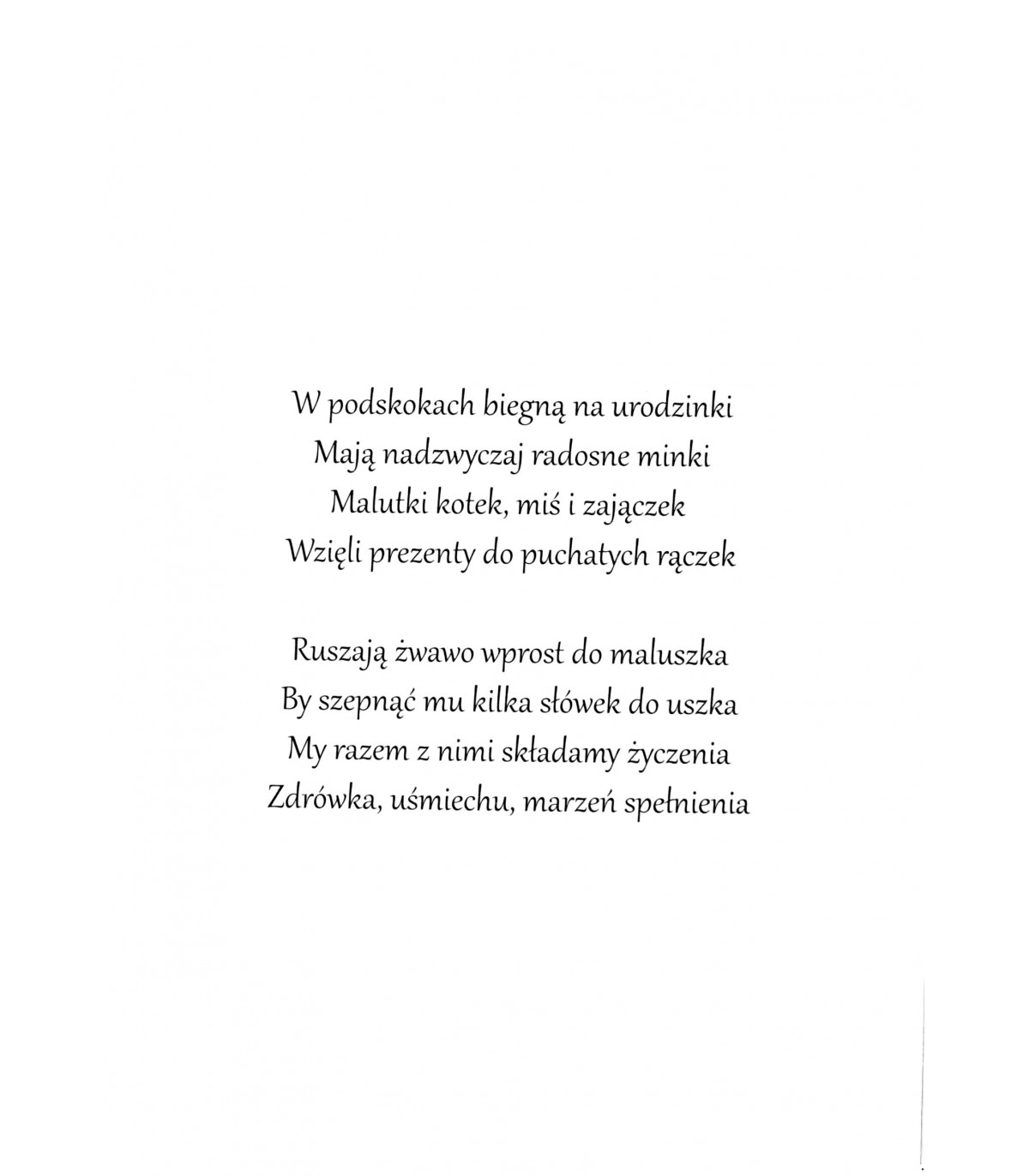 Kartka na 2 urodzinki dla dziewczynki M841