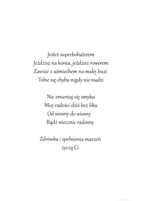 Kartka na 3 urodziny dla chłopczyka M852