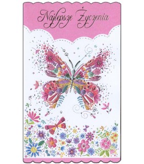 Kartki z serdecznymi życzeniami A6505B