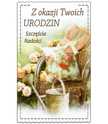 Kartka na urodziny dla Kobiety A6443B