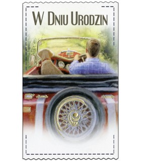 Kartka urodzinowa dla faceta, kolegi A6440B