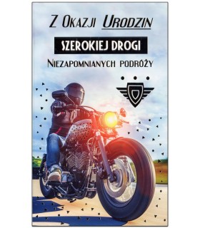 Kartka urodzinowa dla motocyklisty A1003B
