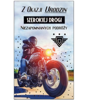 Kartka urodzinowa dla motocyklisty A1003B