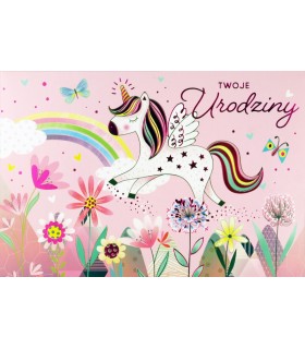 Kartka na urodziny dla Dziewczynki H2672