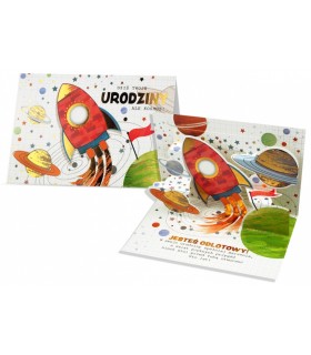 Kartka na urodziny dla Chłopca 3D H2673