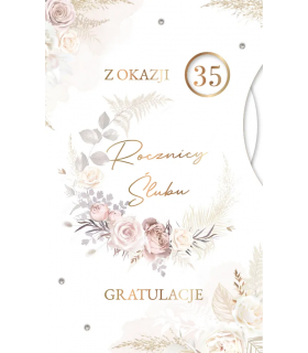 Kartka na Rocznicę Ślubu z cyfrą do ustawienia KP207