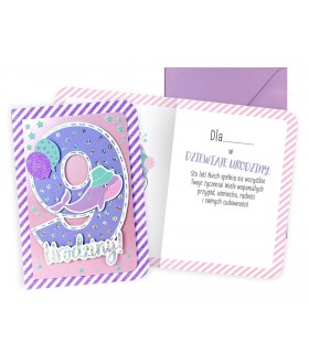 Kartka, prezent na 9 urodziny DK997