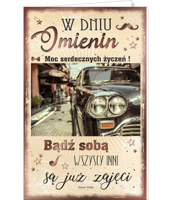 Kartka imieninowa z życzeniami IM7